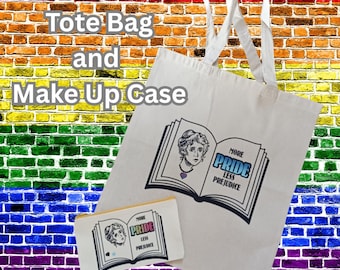 Stolthet och fördom tygväska och sminkfodral