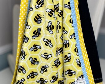 Baby Quilt- Bumblebees