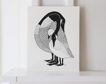 Family Hug | 8"x10" | Screen-Print I Vermont-Made | Fundraising for Cause