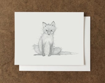 Fox | Gender Neutral | Greeting Card | Nursery Print