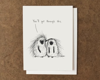 Porcupines | Encouragement & Sympathy Card