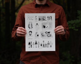 Grammar of Hope | Screen-Print | 11"x14" | Vermont-Made | Fundraising for Cause