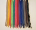WAXED Cotton Dress Shoe Round Shoelaces - 24, 30, 36 Inch Length Colored shoe lace strings product logo