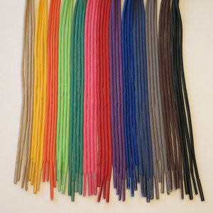 Round hotsell colored shoelaces