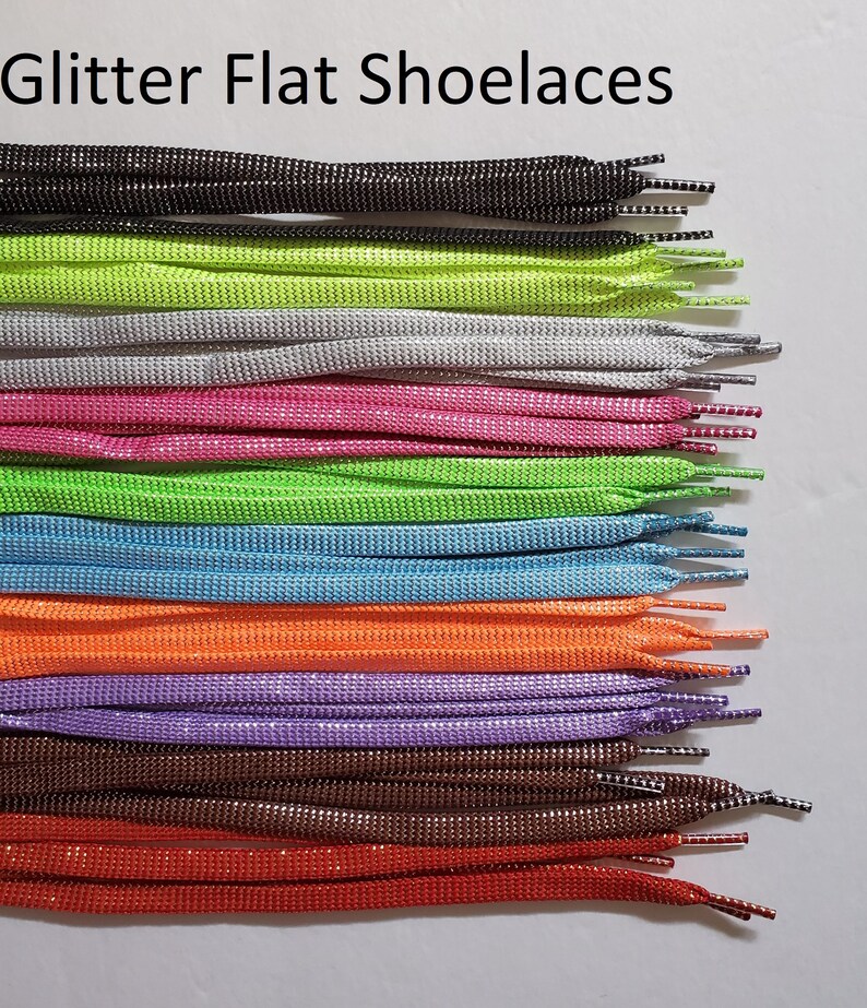 BULK 10 Pair of Flat Sneaker Shoelaces 27 36 45 54 63 72 Inch Etsy
