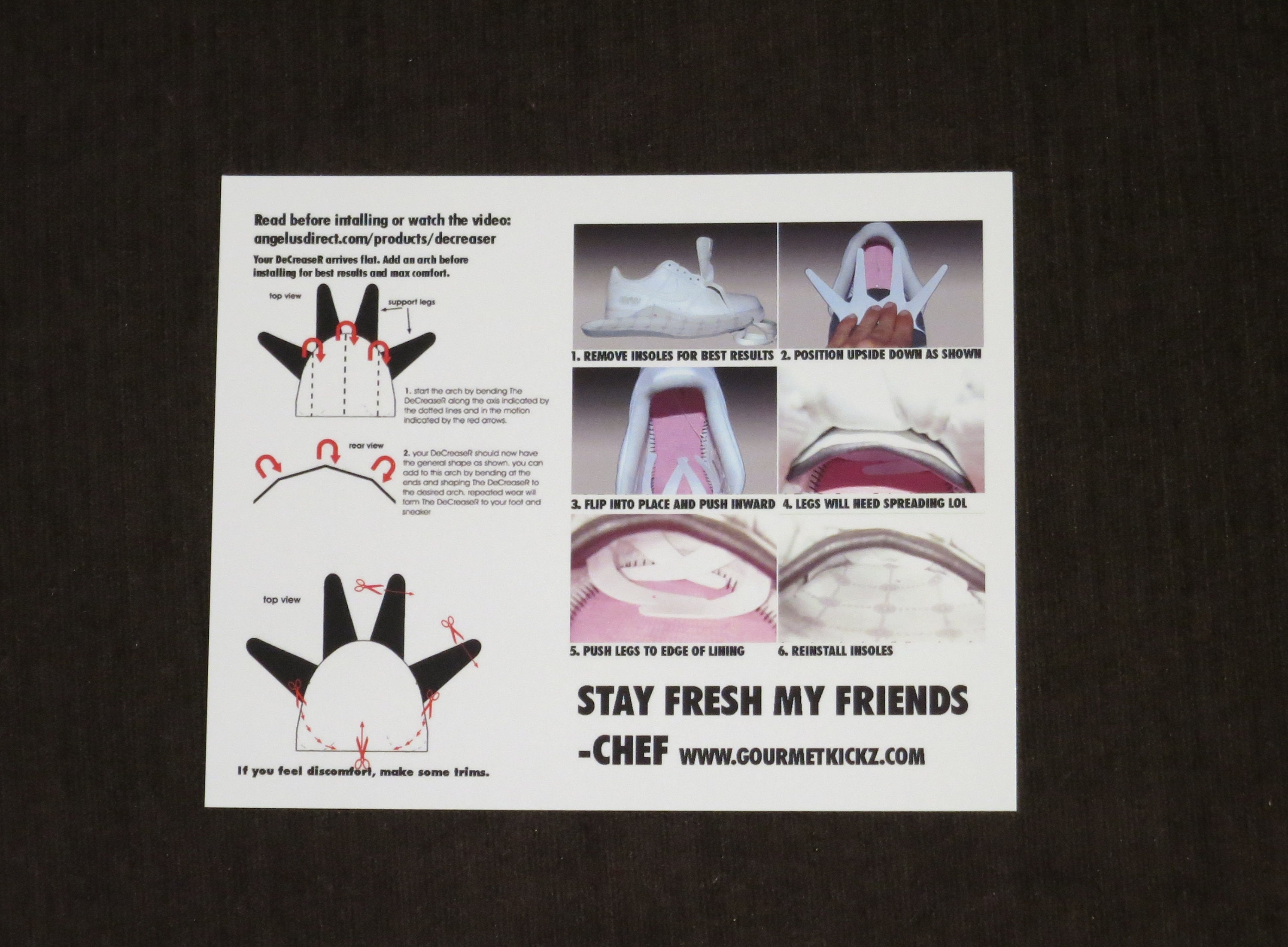 Toe Box Inserts Sneaker Decreaser - White Shoe Insert That Prevents Toe Box Creases ...
