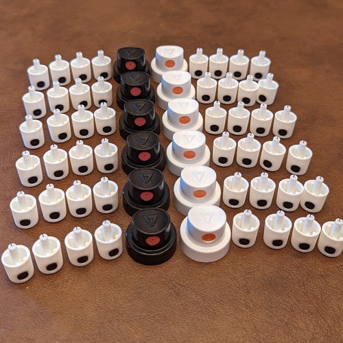 Lot of Spray Paint Can Caps Mixed Male Nozzles Tips NY Etsy