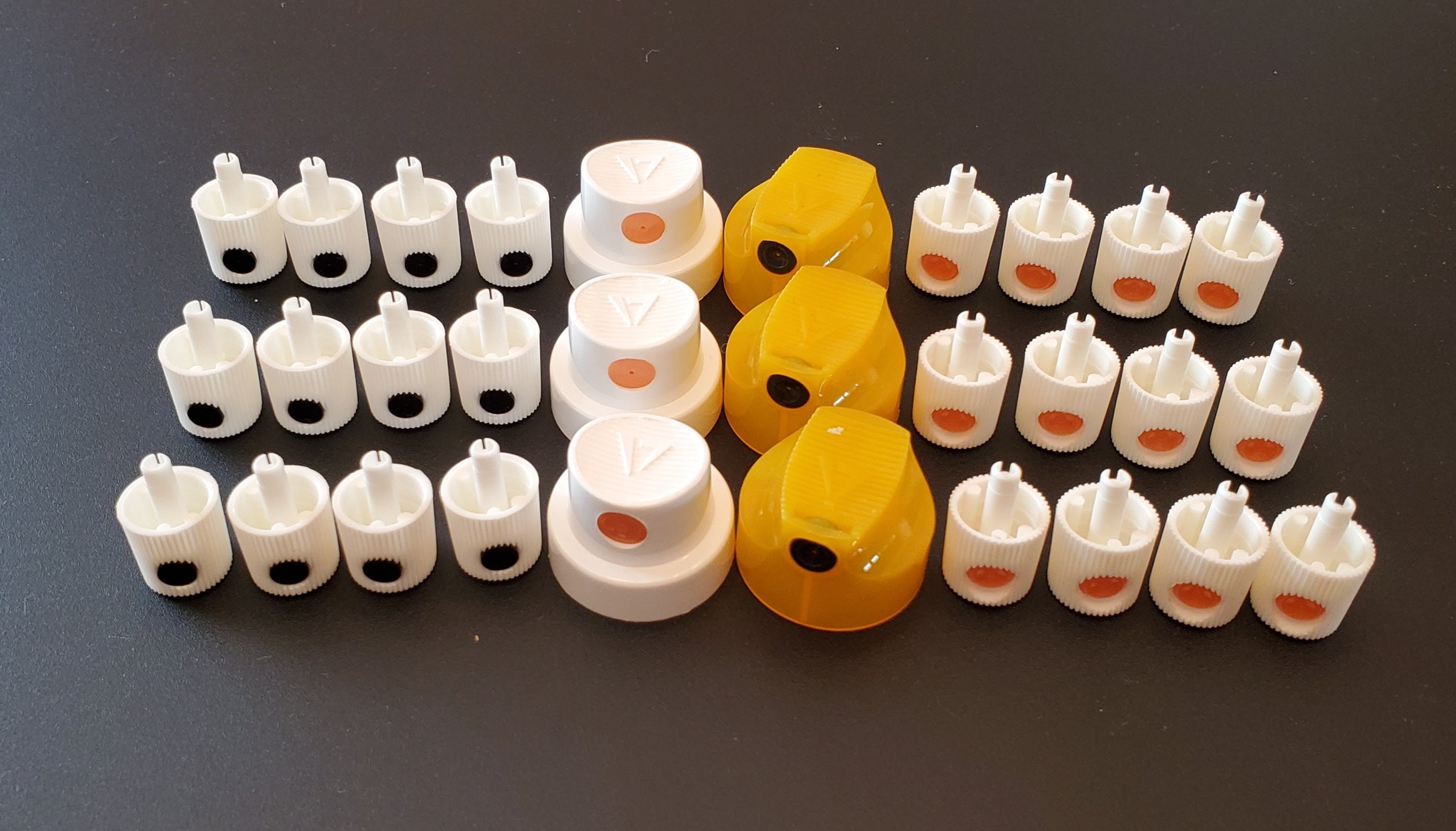 Spray Paint Can Caps Mixed Male Nozzles 