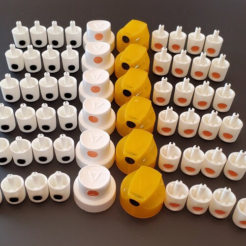 Lot of Spray Paint Can Caps Mixed Male Nozzles Tips Rusto Etsy