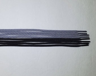 Pair of Iridescent Round Sneaker Shoe Work Boot Shoelaces - 27 36 45 54 63 72 Inch Length shoe lace strings