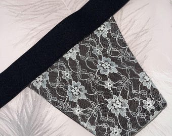 The Chocolate and Cream Lace Ultimate Tuck Gaff Thong.