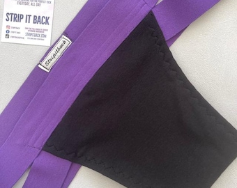 Purple Double Trouble Gaff/Thong