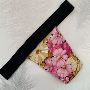 Pink Crazy Daisy Tucking Gaff/Thong
