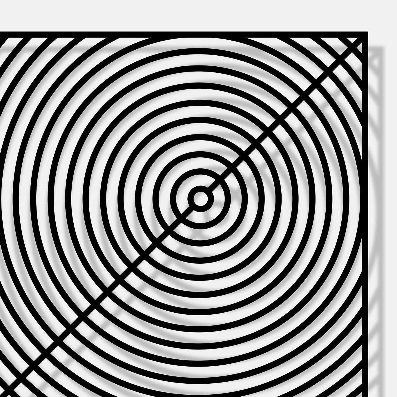 Geometric Panel SVG DXF Digital Vector File for Laser Cut Etsy