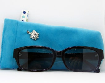 Glasses case with snap closure, case, bag, snap closure, sunglasses, cover, storage