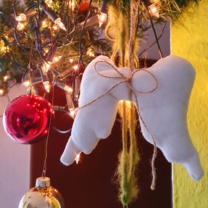 Christmas tree decoration, angel wings