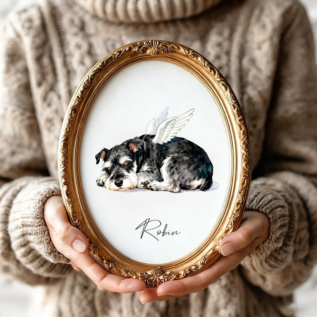 Custom Watercolor Pet Portrait From Photo Dog Cat Portrait Personalized ...
