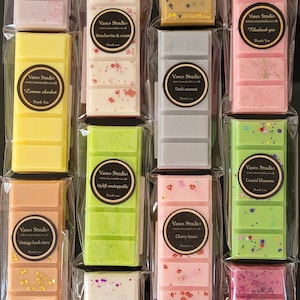 Wax melt snap bars, highly fragranced, long-lasting melts, unstoppable melts, sweet fragrances, musky fragrances and Easter scents image 1