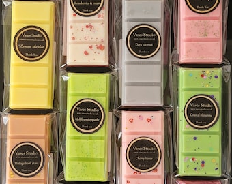 Wax melt snap bars, highly fragranced, long-lasting melts, unstoppable melts, sweet fragrances, musky fragrances and Easter scents