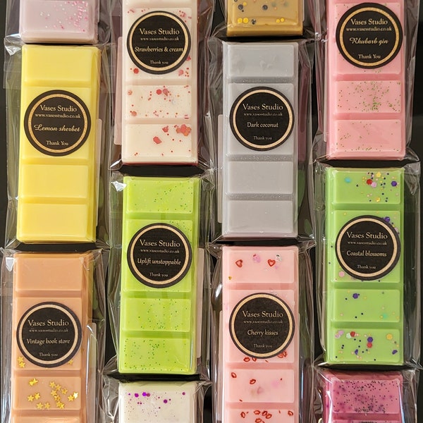 Wax melt snap bars, highly fragranced, long-lasting melts, unstoppable melts, sweet fragrances, musky fragrances and Easter scents