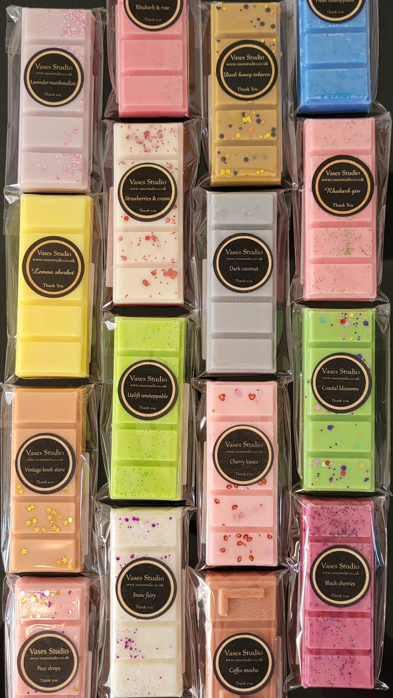 Wax melt snap bars, highly fragranced, long-lasting melts, unstoppable melts, sweet fragrances, musky fragrances and Easter scents image 1