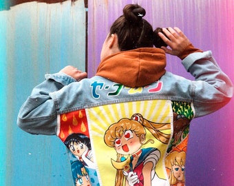 sailor moon varsity jacket