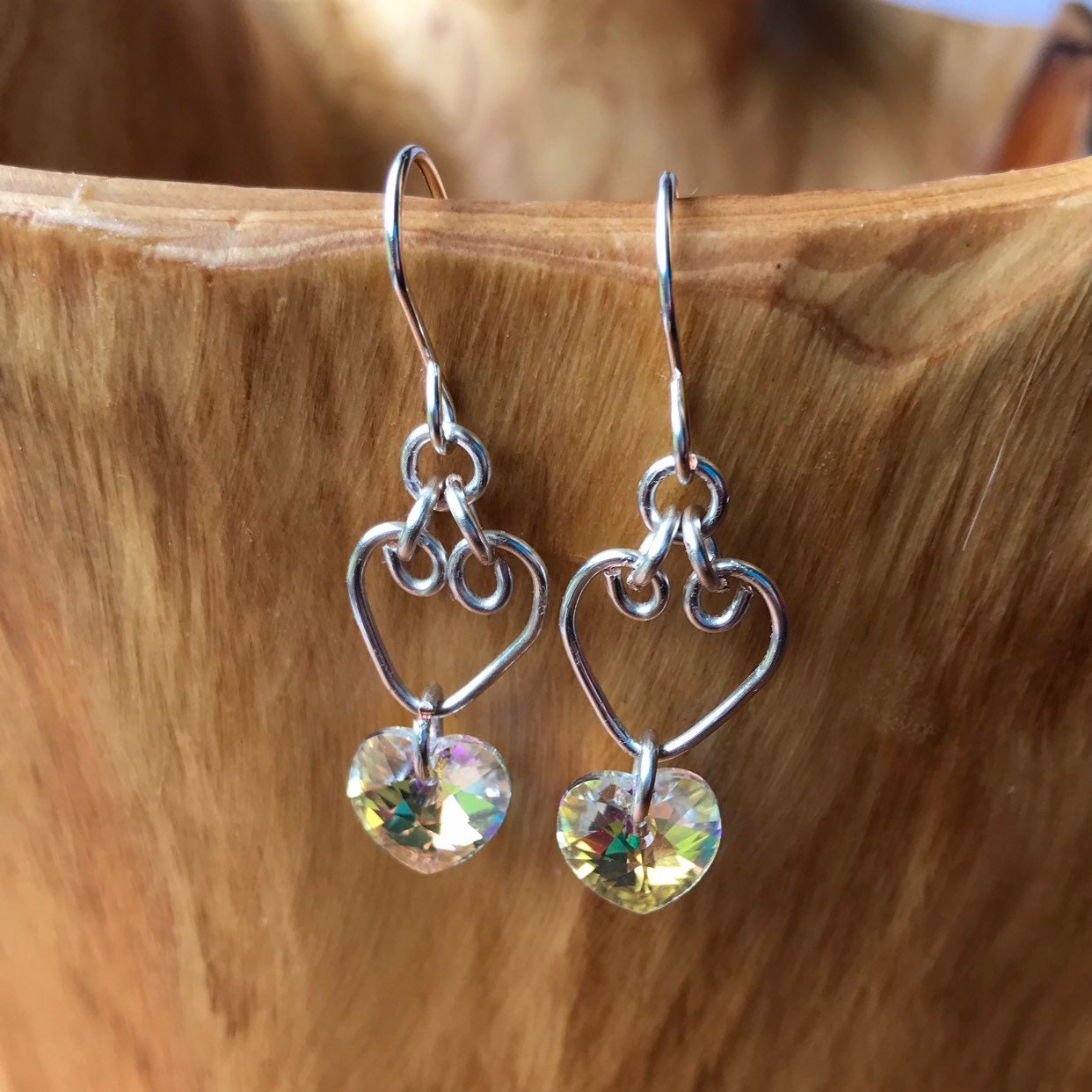 Swarovski Crystal Bella Heart Pierced Earrings, Pink Rose-Gold Plated  5515192 - Four Seasons Jewelry