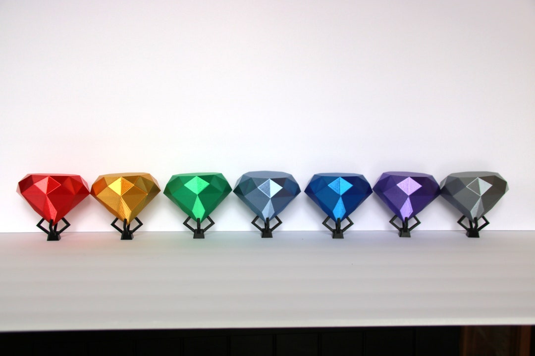 Set of 7 Mini Chaos Emeralds - Etsy