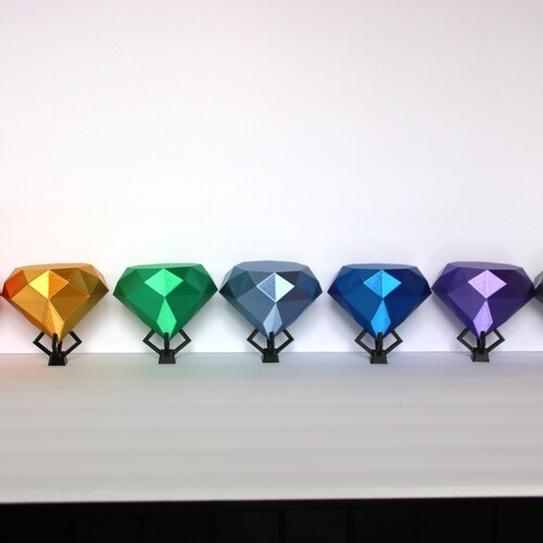 Set of 7 Mini Chaos Emeralds - Etsy