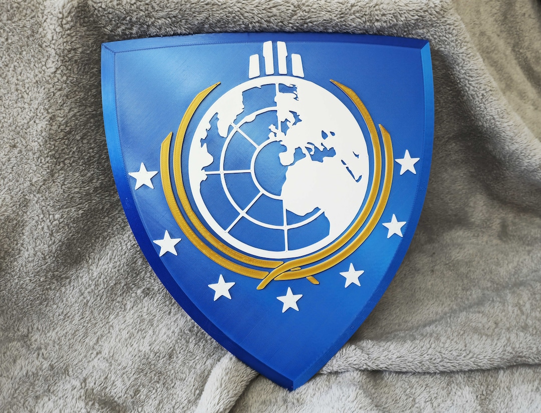 Helldivers Pin Helldivers Super Earth Wall Art Plaque - Etsy