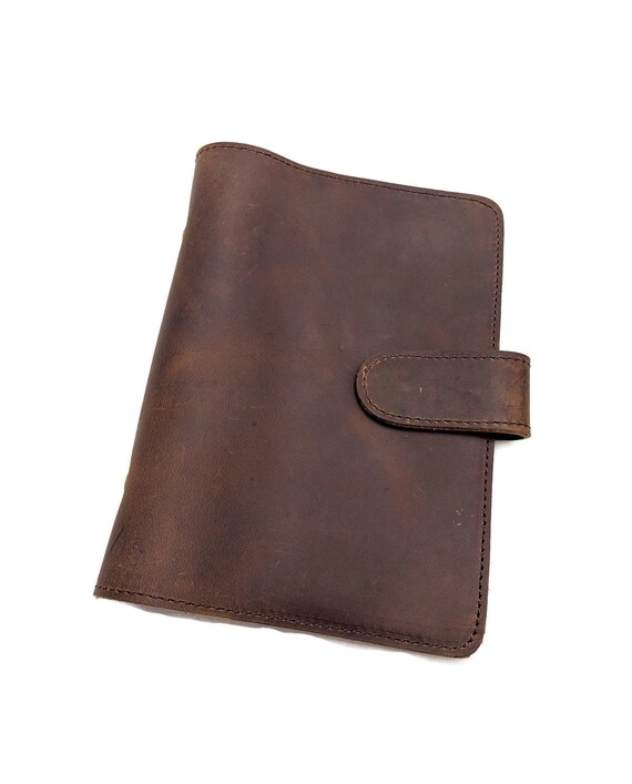 Personal Size 6 Ring Planner Organizer Genuine Leather Cover - Leather Planner Organizer Covers Personal Size 6 Ring Planner Organizer Genuine Leather Cover - Leather Planner Organizer Covers
