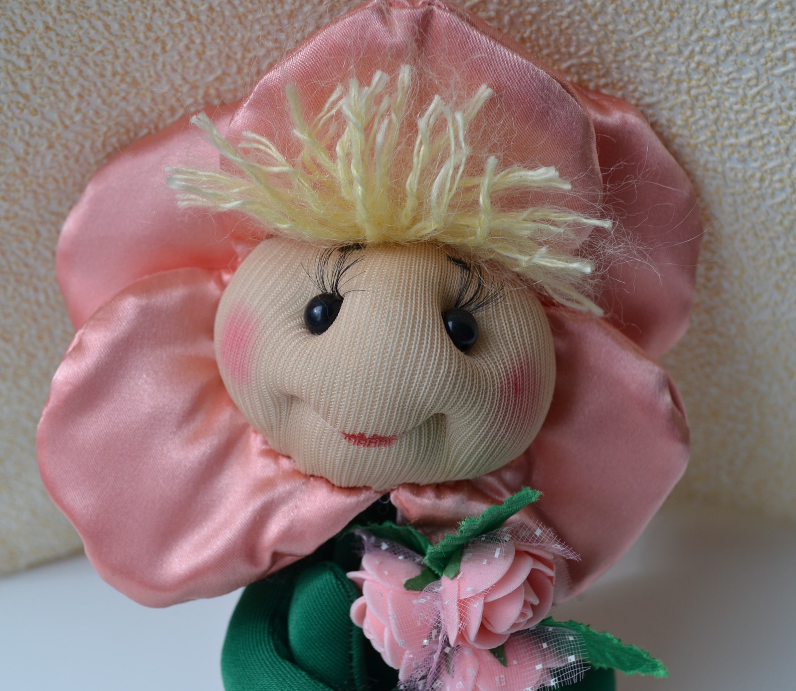 Doll Flower Game Doll Handmade Doll Flower Play Set Interior Etsy