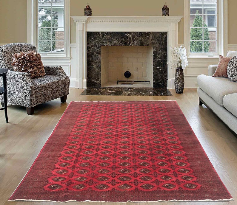 10x12 Cheap Price Antique Rug Afghan Rug Felpa Rug Tekke Etsy