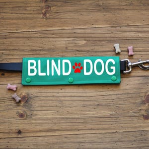 Blind Dog Alert Leash Wrap | CANVAS wraps