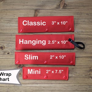 size chart for leash wraps