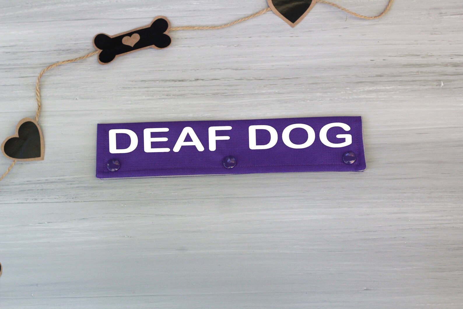 DEAF DOG Leash Wrap Dog Leash Sleeve Leash Wrap Deaf Dog Etsy