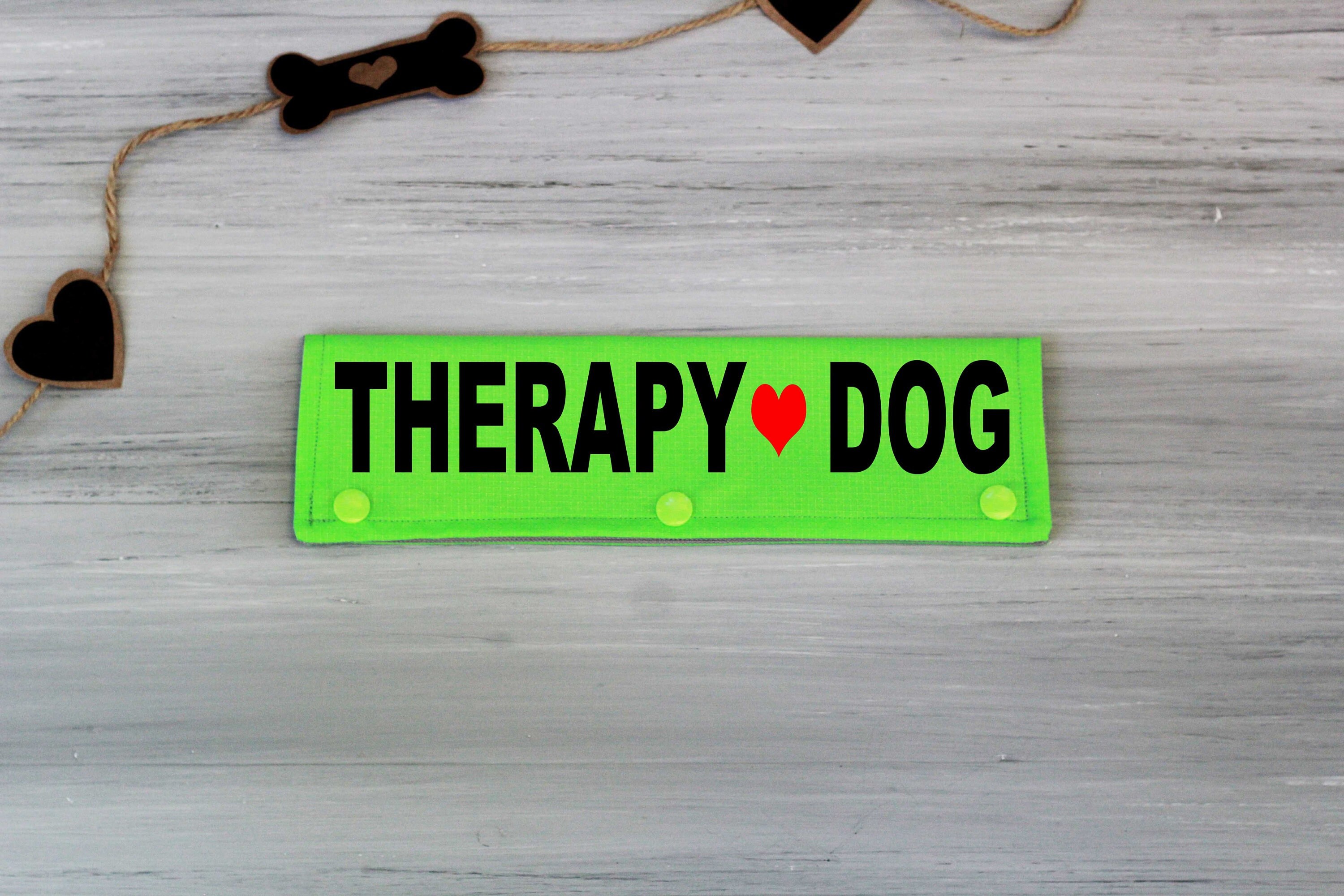 Dog Leash Sleeve THERAPY DOG Leash Wrap Therapy Dog Gear Etsy