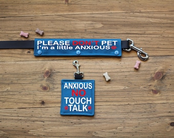 Leash Wrap Tag Combo | CANVAS fabric