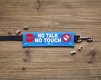 No Talk No Touch Leash Wraps for Dogs : CANVAS fabric