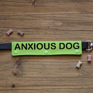 Leash wrap for ANXIOUS DOG Multiple size Options | CANVAS Wraps