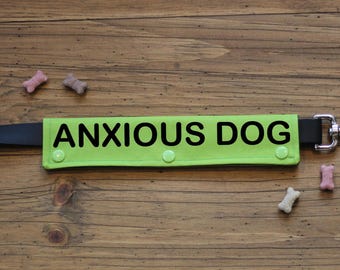Leash wrap for ANXIOUS DOG Multiple size Options | CANVAS Wraps