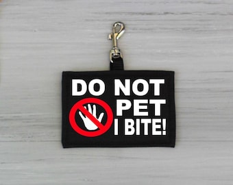 No Pet Tiny Tags | CANVAS fabric