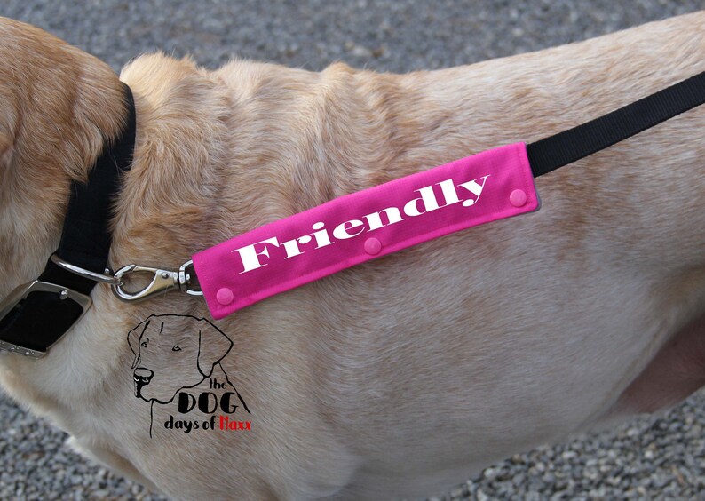Dog Leash Sleeve Friendly leash wrap Slim Size Fits 1 Etsy
