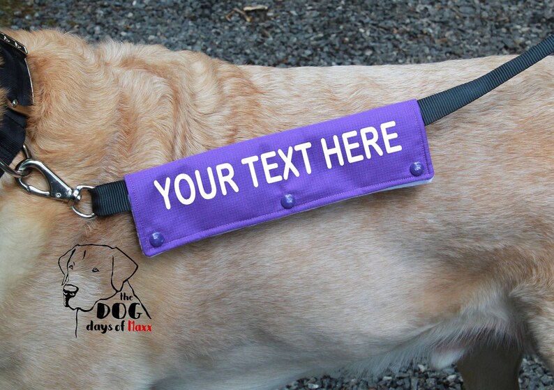 Dog leash wrap Personalized leash sleeve cover Classic Size Etsy