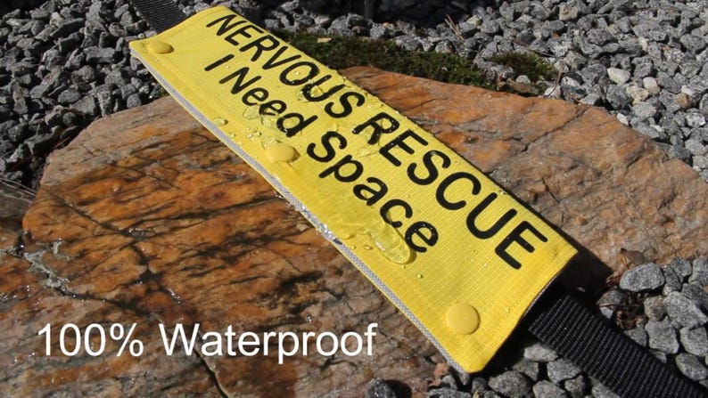 image showing our leash wraps are waterproof