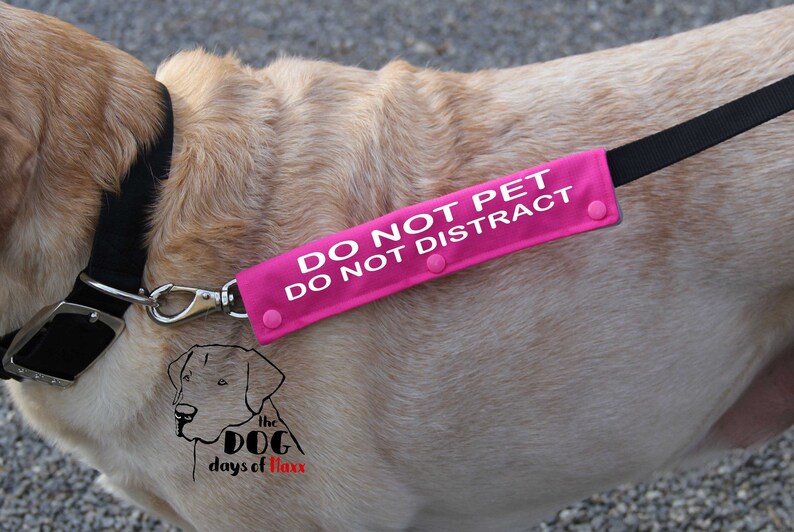 Leash Wrap DO NOT PET Leash Sleeve Slim Size Fits 1 Etsy