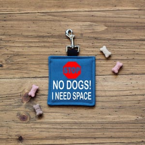 NO DOGS Hang tags | CANVAS fabric
