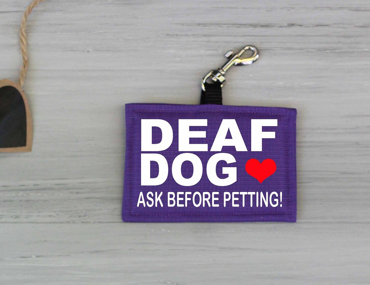 Deaf dog tag deals