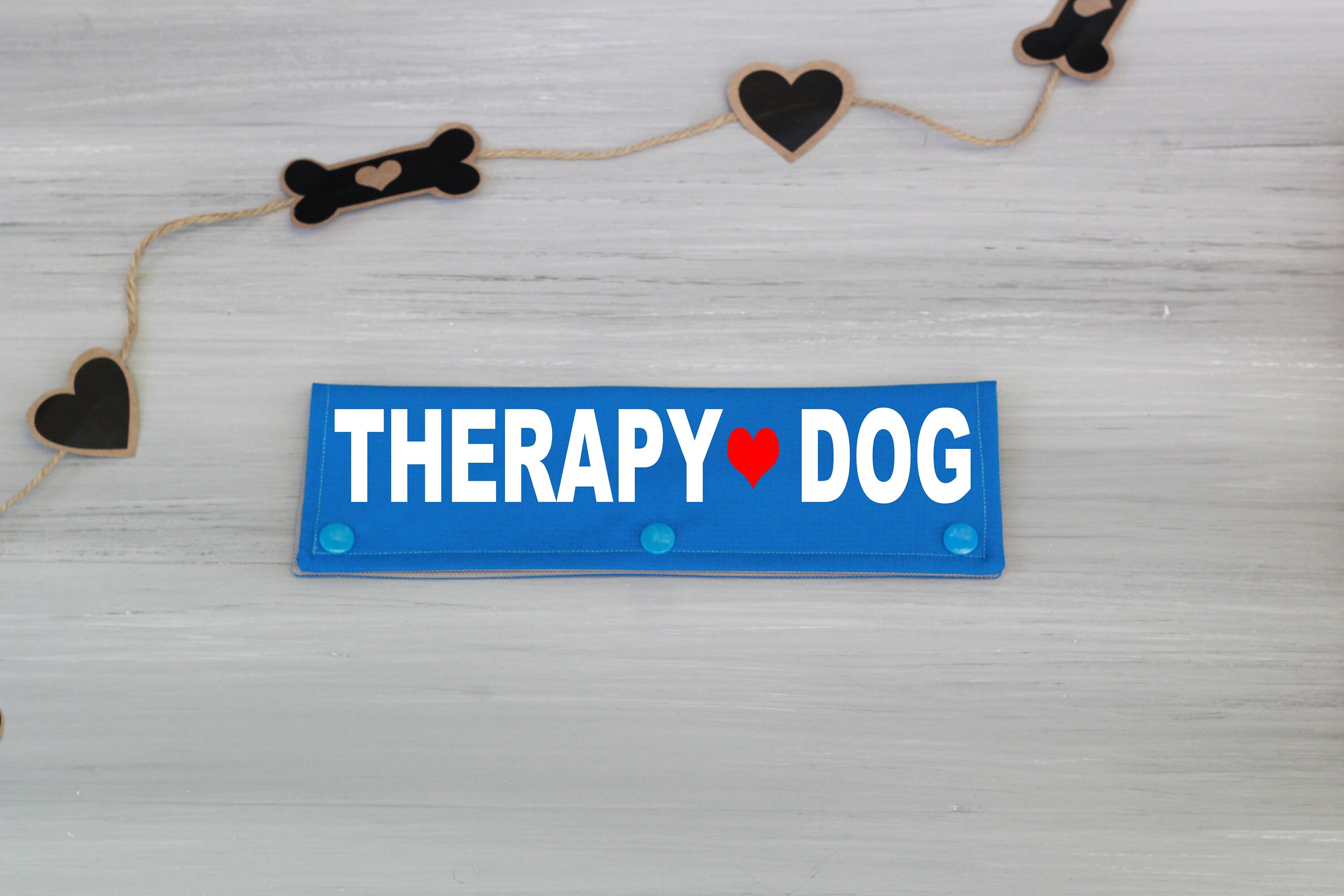 Dog Leash Sleeve THERAPY DOG Leash Wrap Therapy Dog Gear Etsy
