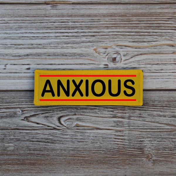 Anxious Dogs | Patch for Dogs | Hook Patch | Dog Vest Patch | Dog Harness hook Patch